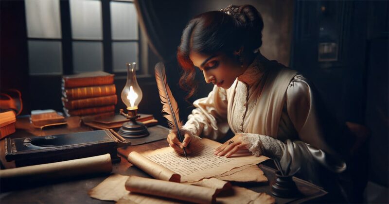 classic author writing