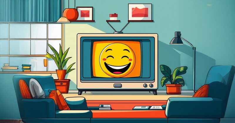 smiley face on tv
