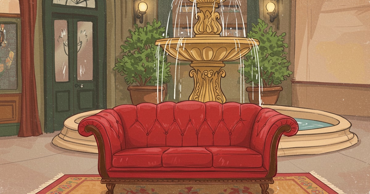friends tv show couch
